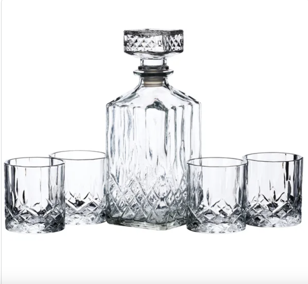 Glass Decanter Set